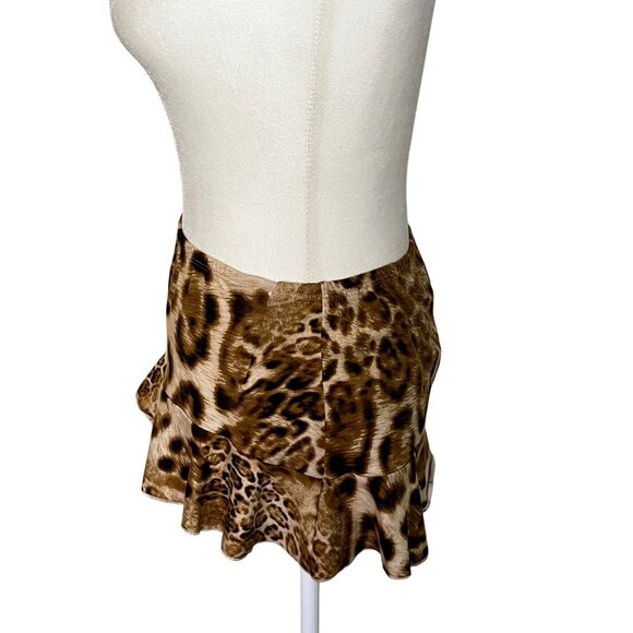 Bella Venice The Maxi Skirt in Leopard Small New Womens Animal Print - Picture 7 of 15